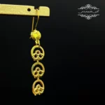 خرید گوشواره دایره ای آویز طلا در کرج