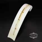 دستبند دو رج آلبرنادو طلا با اجرت کم