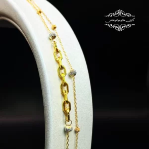 خرید دستبند دو رج آلبرنادو طلا