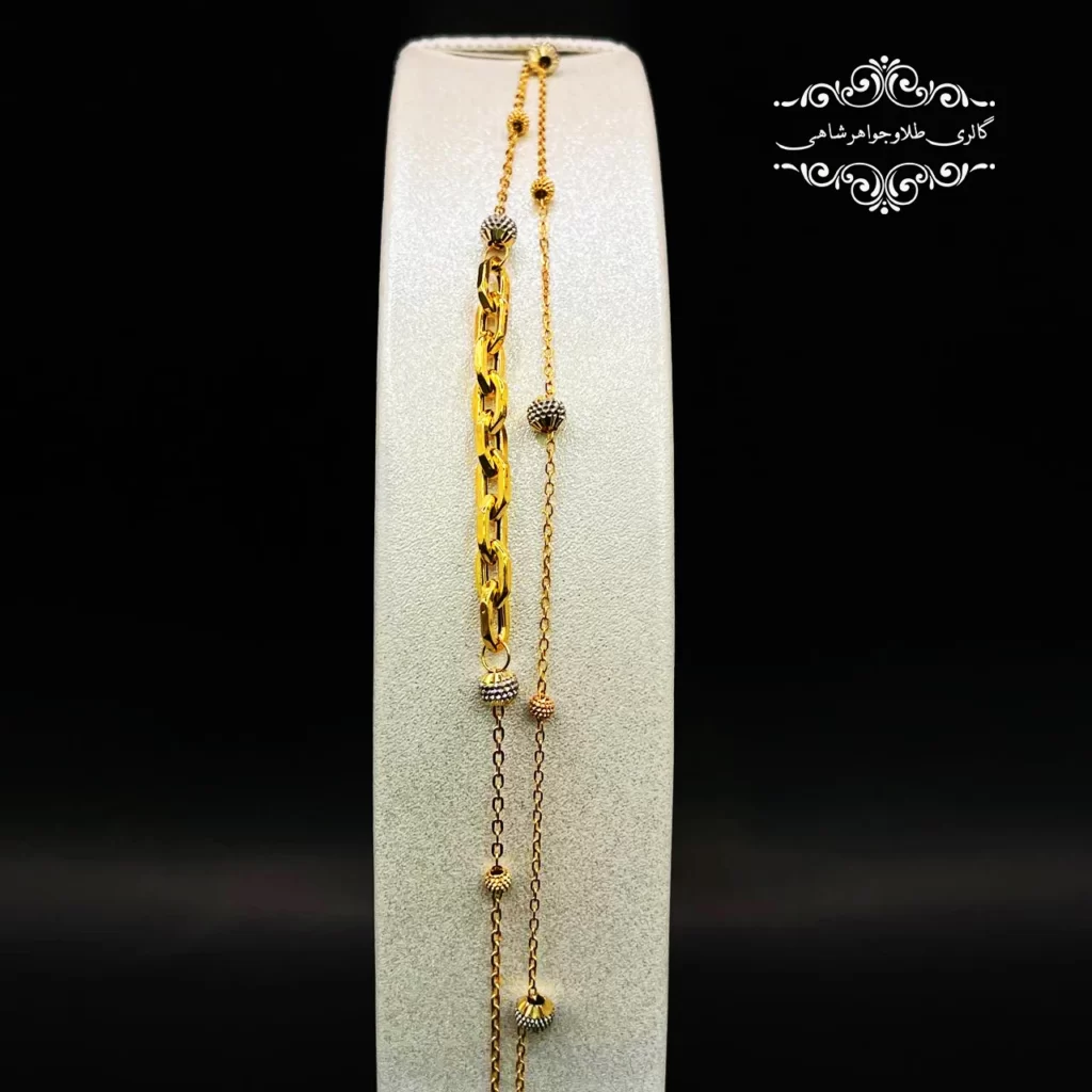 دستبند دو رج آلبرنادو طلا