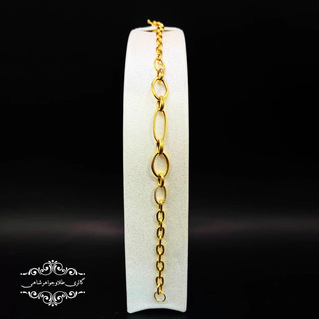 دستبند موج طلا