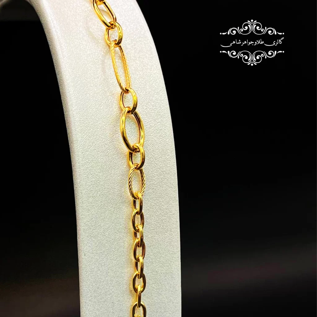 دستبند موج طلا با قیمت مناسب