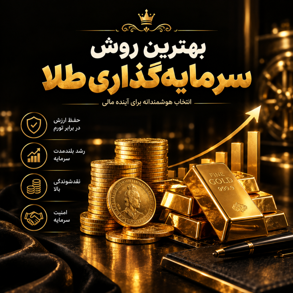 بهترین روش سرمایه گذاری طلا