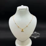 گردنبند مینیمال دم وال طلا