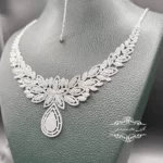 خرید نیم ست طلا سفید